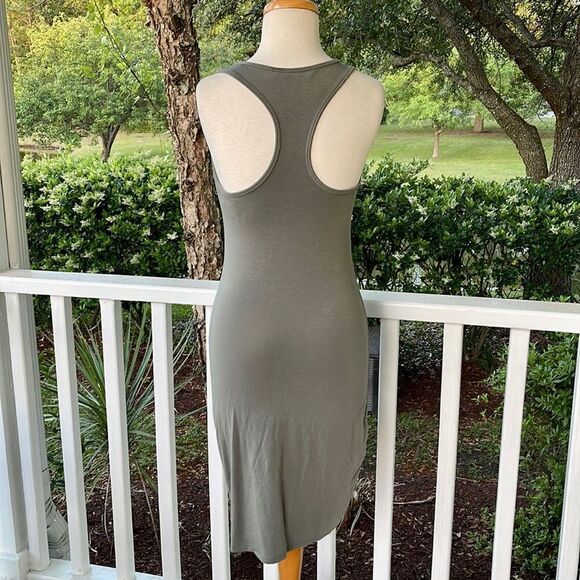 Athleta Barre Bralette Dress Women’s Green Safe Olive - Picture 3 of 7